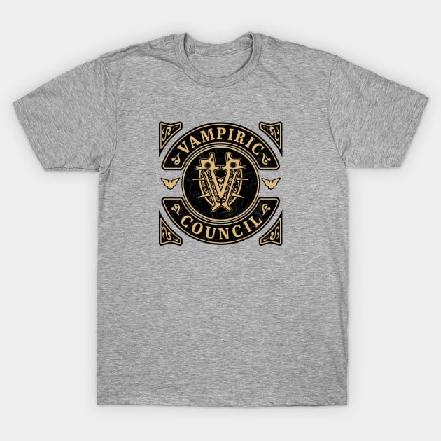 Vampiric Council Emblem T-Shirt by Vault Emporium